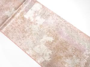 破れ色紙模様織出し袋帯